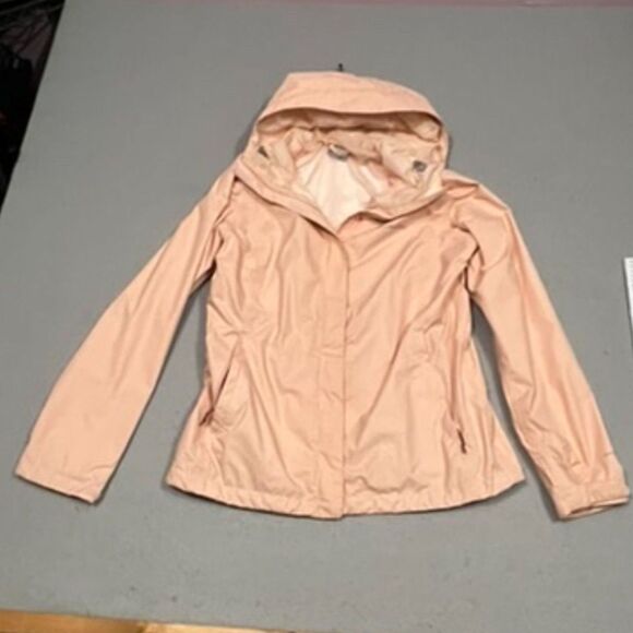 Columbia Women's Windbreaker Jacket Coat Peach Medium Light Weight - Picture 1 of 6
